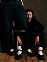 6CRAYON Unisex ブラウンフルグレインレザーメリージェーン