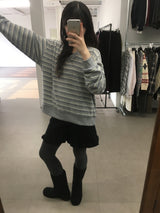 バッハ ストライプ V スウェットシャツ(3color)