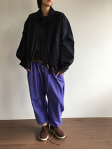 Petit check frill blouson (2color)