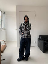 Kakan raw denim straight pants