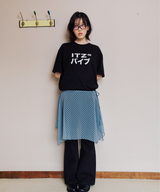 ミックスロゴTシャツ - ブラック