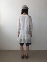 Hibbi neck frill dress (2color)