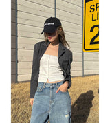 TWILL CORSET TOP