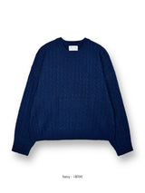 LMN Life Semi Oversized Fit Twisted Round Knitwear (5 colors)