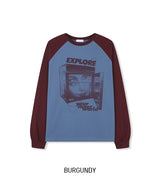 Vision Color Matching Raglan Long Sleeve