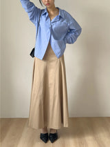 Nut Unbalance Wrap Loose Fit Shirt