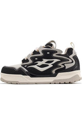 Grey Flame Chunky Sneakers