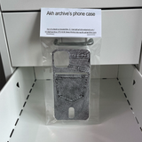 Pocket phone case [Grey denim]