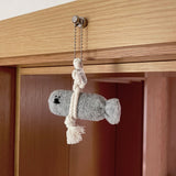 GoodLuck fish Bichon Keyring