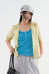 Sherbet striped shirt