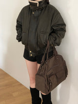 Crack Leather Mustang Jacket (2 colors)