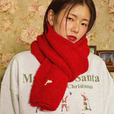 Dolphin boucle knit muffler