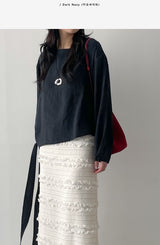 Renault Round Neck Loose Fit Blouse
