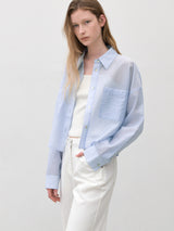 (Z-BL-4134)DAILY SOFT CROP SHIRT