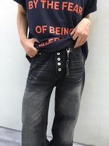 Jeep Button-Fly Curved Pants 2C