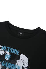 Black ヴィンテージコラージュオーバーフィット半袖Tシャツ