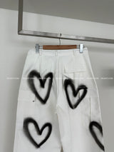 Spray Unisex Heart Cargo Pants