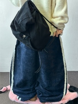 キュリタッピングトラックベルベットバルーンツータックバルーンパンツ 🤎🖤 3 カラーズ