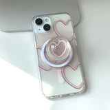 Pink - スプリングラブ Magsafe フォーンケース スマホグリップ セット