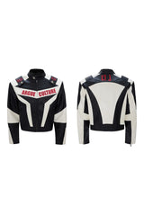 カラーブロックアーマービーカージャケット