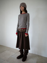 WHIPPING HAIR BAND & BEANIE (COCOA)