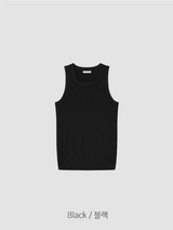 LMN Aven Linen Square Neck Sleeveless Knit (4 colors)