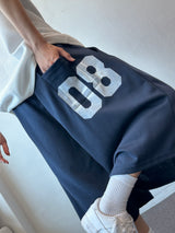 Ari Number Patch Bermuda Shorts 4color