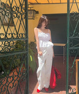 Heart embroidered pants - pt