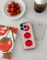 [MADE]トマトケチャップ シルバーエポキシ iPhoneケース