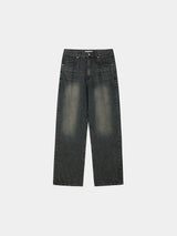 ASCLO Vintage Oil Denim Pants