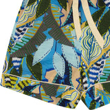EXOTIC FLOWER SHORT PANT PAJAMA _SYS5PT51BU
