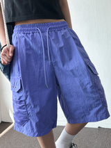 Color Pop Wide Fit Nylon Bermuda Shorts 4color