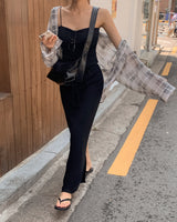 リルバンデッドロングスカート