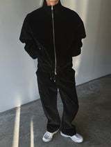 ASCLO Denim Velvet Lounge Set Up (3color)