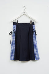 (W) Lowkey Checked Skirt (2color)