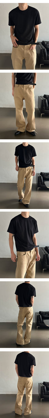 [S/S] Premium コットンクロップTシャツ(4color)