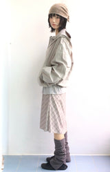 More cross checkered skirt