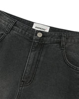 Two tone Panel Jean/Black