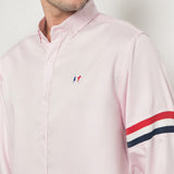 MON AKITA - Takahashi Men Long Sleeve Shirt Pink