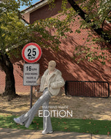 【MADE】Banding bootcut pants