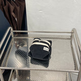 Clam round pouch _ Corduroy midnight
