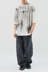 None Dirty Waffled Top (2color)