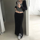 Fuzz Folding Banded Maxi Skirt