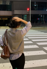 セッター ウール Vネック ニット ベスト/ 4カラー
