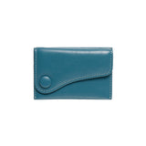 ドットサドルスリムミニカードウォレット dusty blue