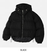 Ruel unbalanced hood padding