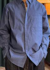 UCL Stripe Denim Shirt 2COLOR