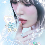 [Red Velvet Wendy/NCT WayV Xiaojun] Silver star cubic twist ring