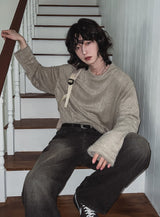 Rhodia Damage Sand Denim Pants