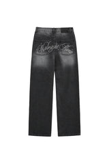 bk pt デニムパンツ (black)